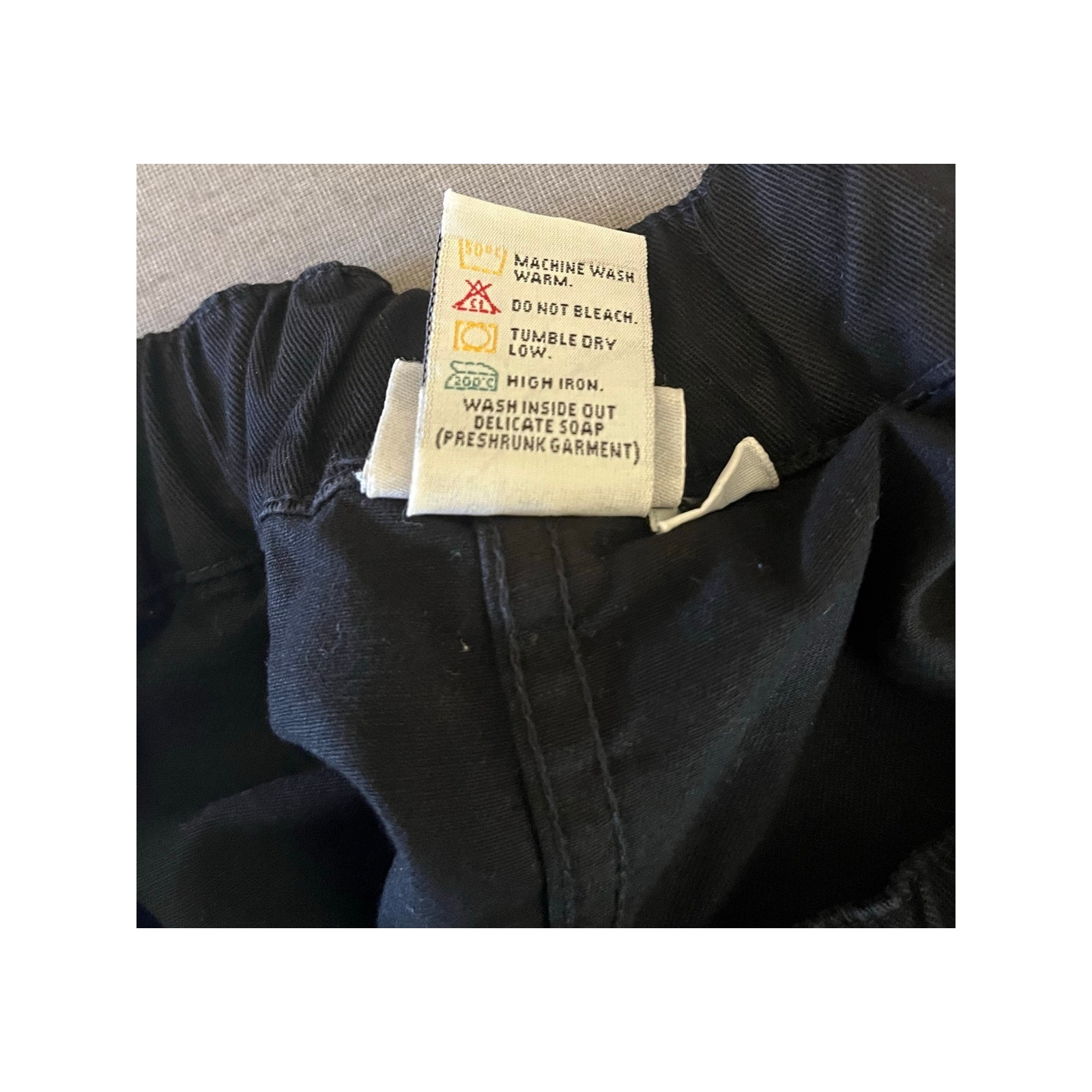 Vintage Gramicci Black Cotton Outdoor Climbing Hiking Pants Belt Women’s M — image 6 of 7